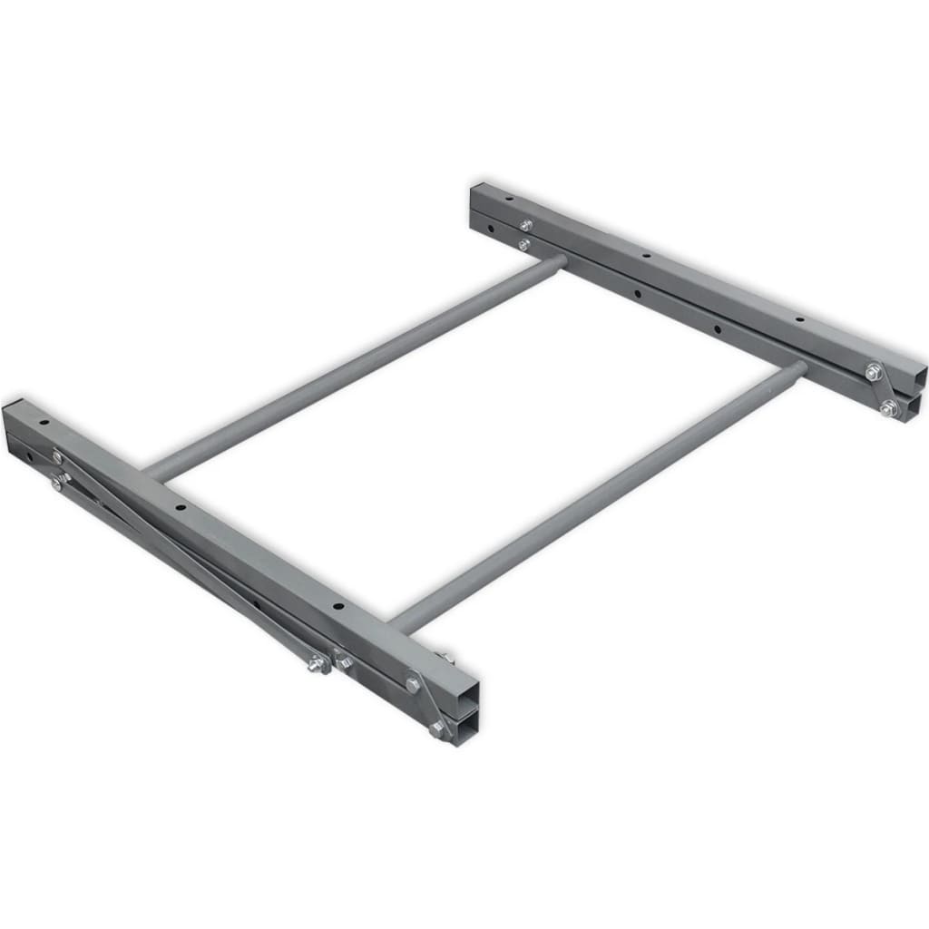 vidaXL Porte-pneus argenté acier
