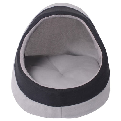 vidaXL Lit pour chats Gris et noir L