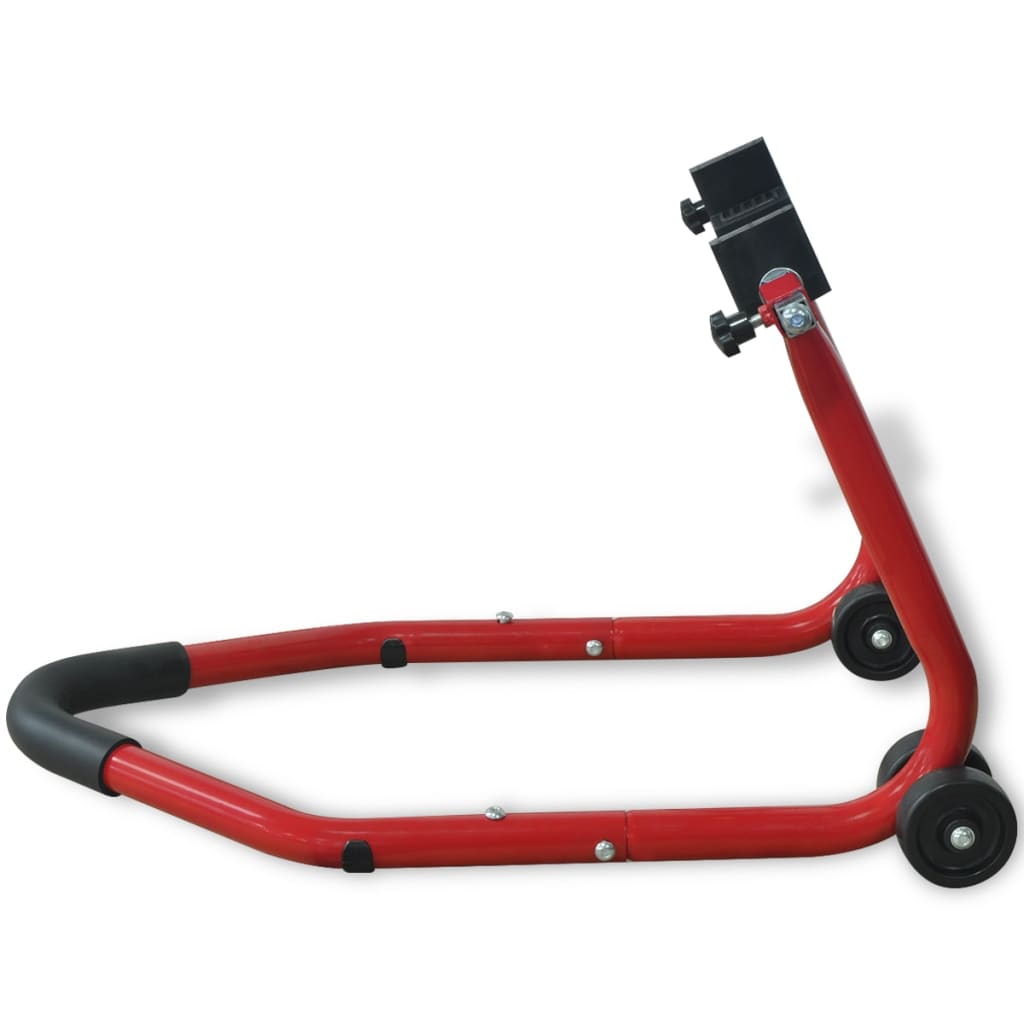 vidaXL Béquille arrière de moto Rouge