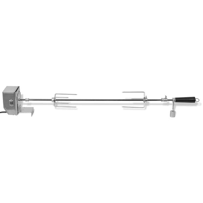 vidaXL Broche à rôtir avec moteur 900 mm Acier