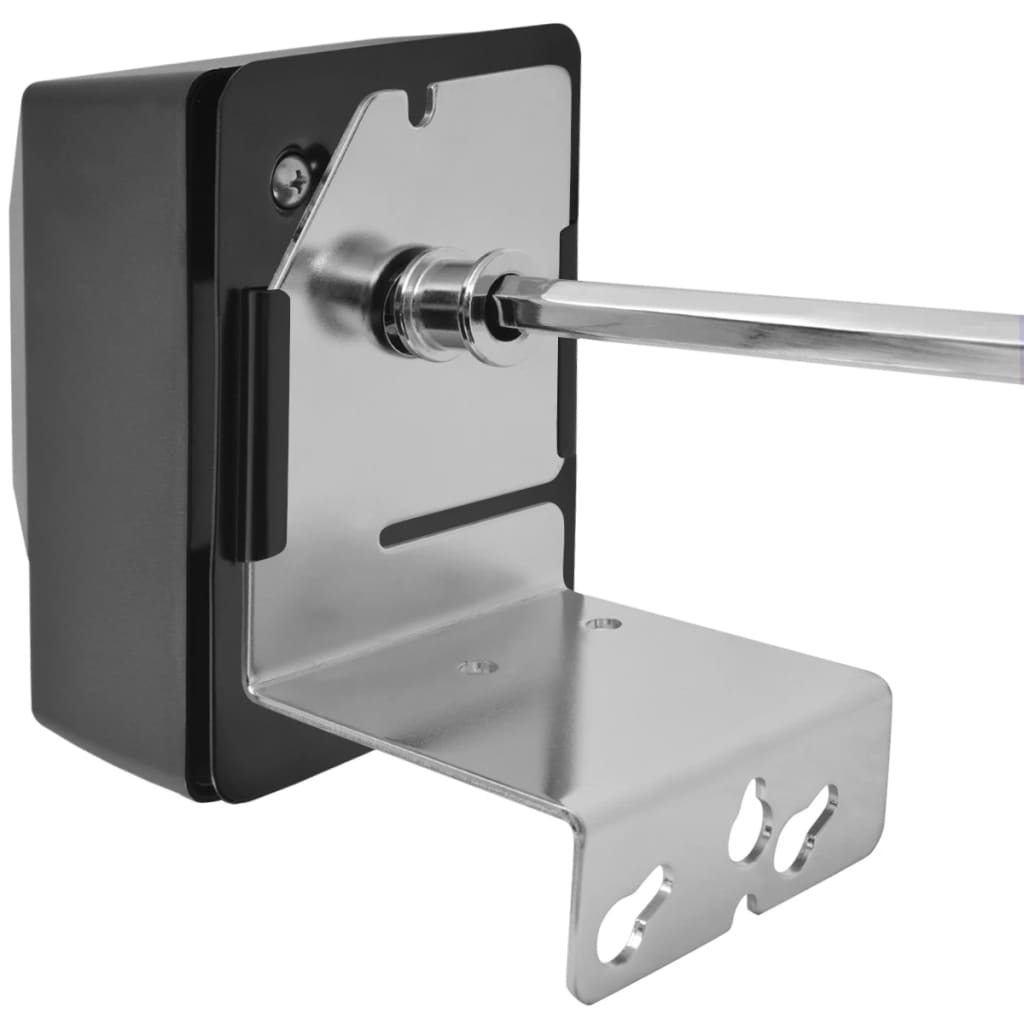 vidaXL Broche à rôtir avec moteur 1000 mm Acier
