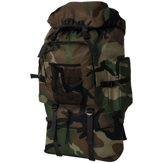vidaXL Sac à dos en style d'armée XXL 100 L Camouflage