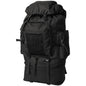 vidaXL Sac à dos en style d'armée XXL 100 L Noir