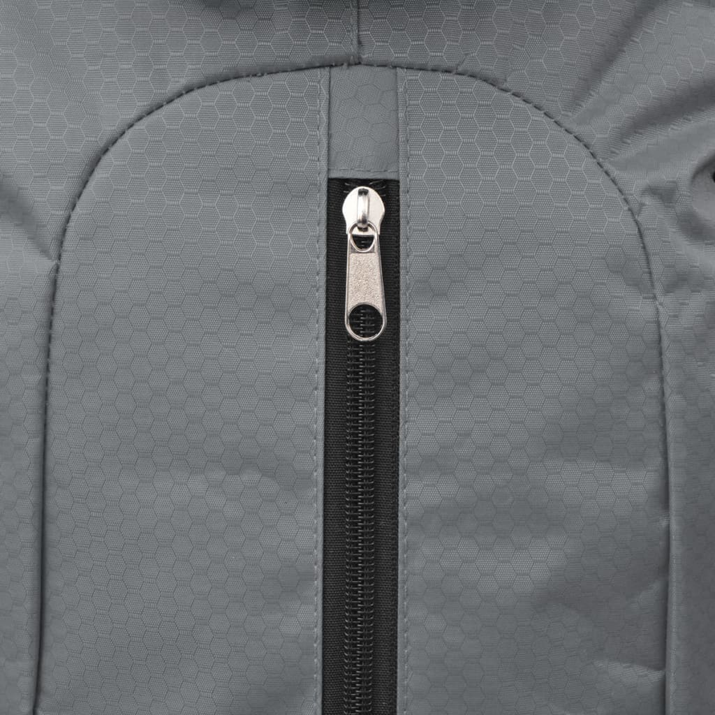 vidaXL Sac à dos de randonnée XXL 75 L Noir et gris