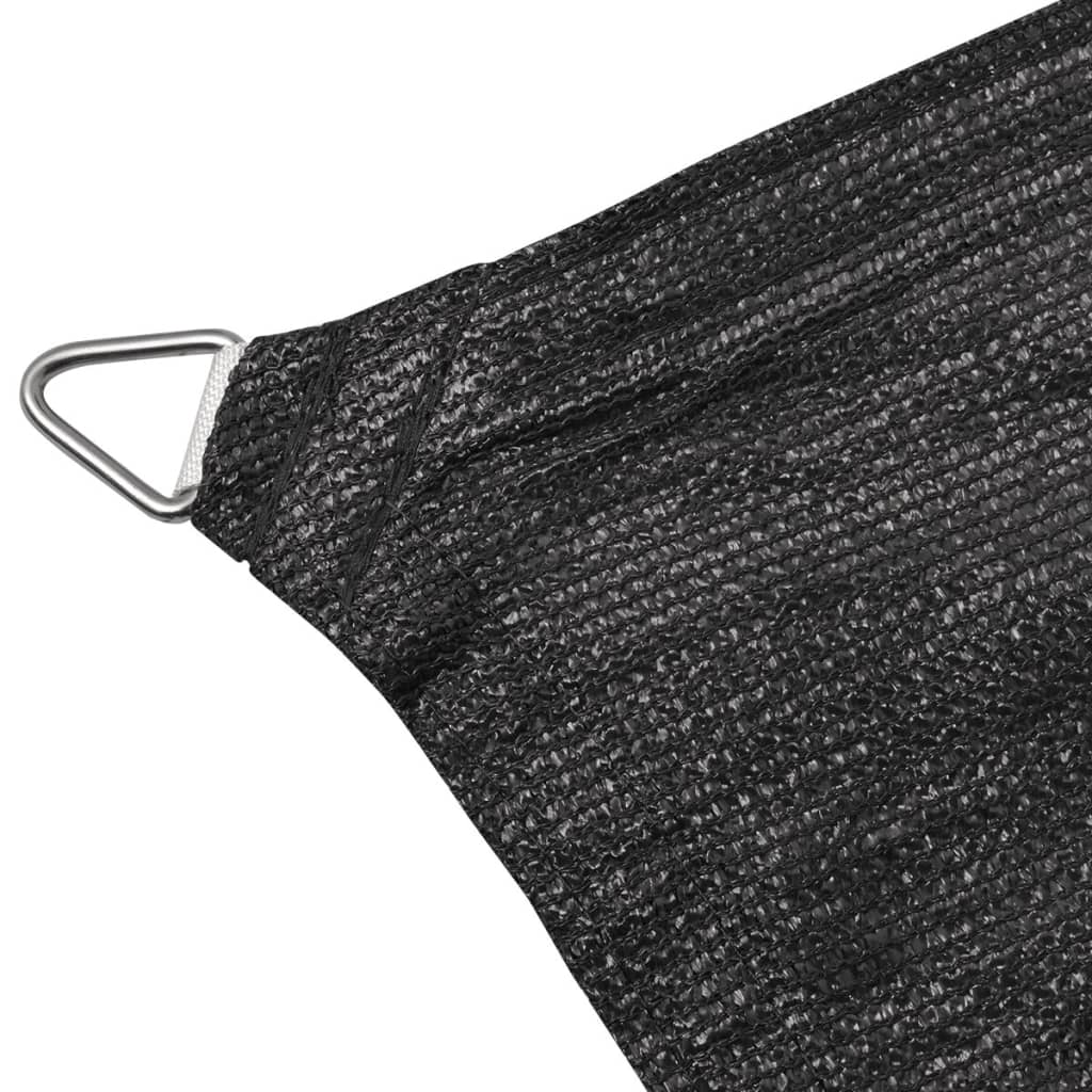 vidaXL Parasol en PEHD carré 3,6 x 3,6 m Anthracite