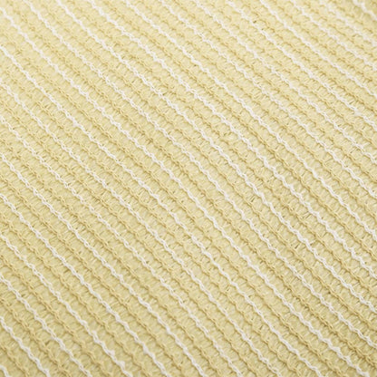 vidaXL Parasol en PEHD triangulaire 3,6x3,6x3,6 m Beige