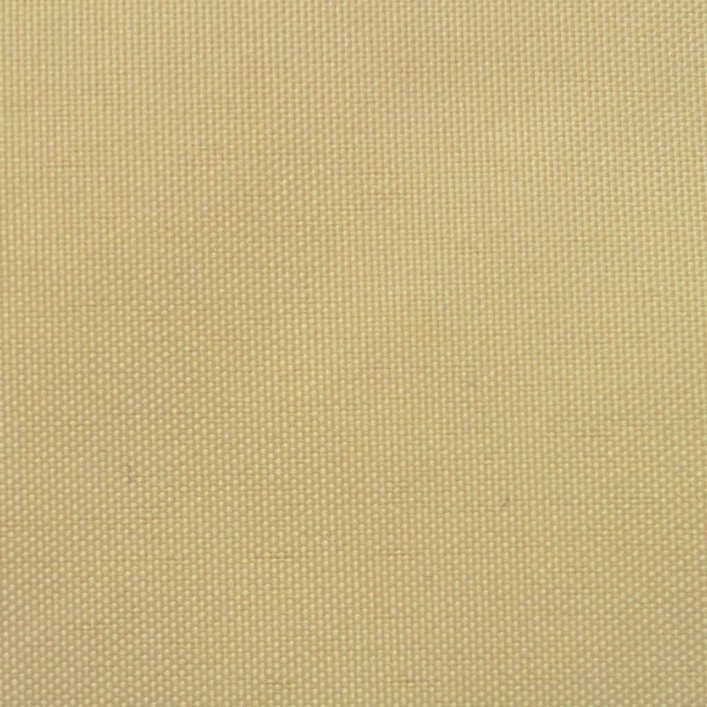 vidaXL Voile de parasol tissu oxford triangulaire 3,6x3,6x3,6 m beige