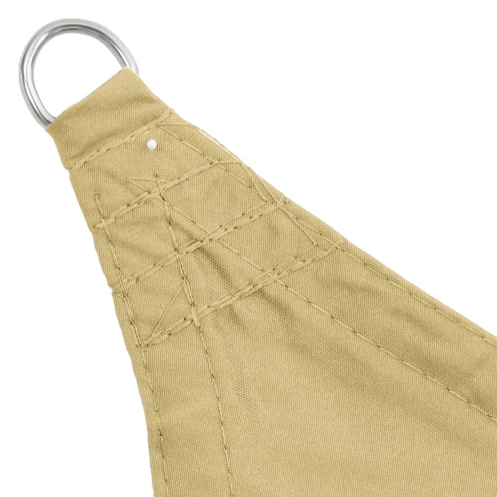 vidaXL Voile de parasol tissu oxford triangulaire 3,6x3,6x3,6 m beige