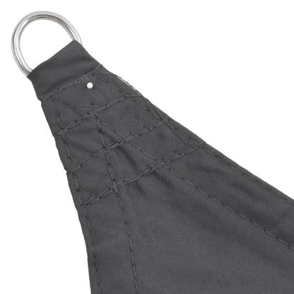 vidaXL Voile de parasol tissu oxford rectangulaire 2x4 m anthracite