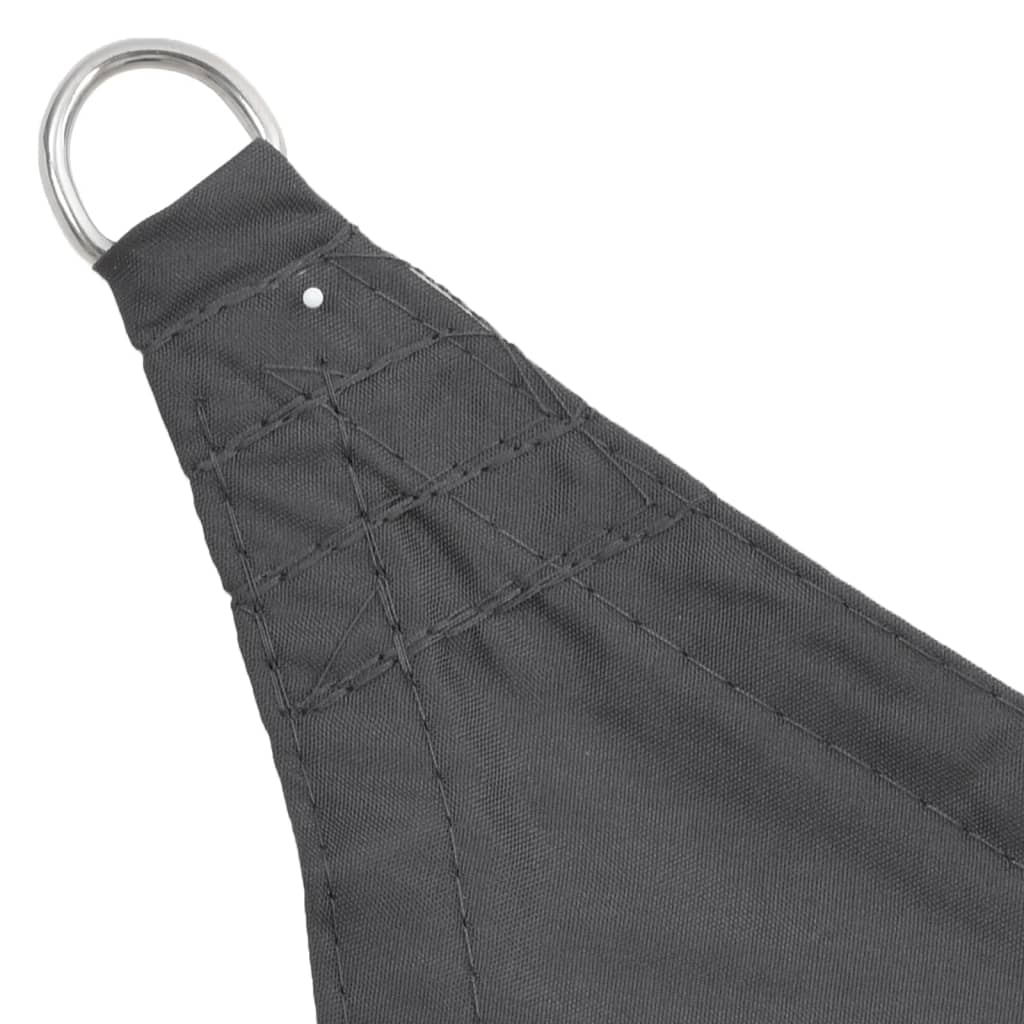 vidaXL Voile de parasol tissu oxford triangulaire 5x5x5 m anthracite