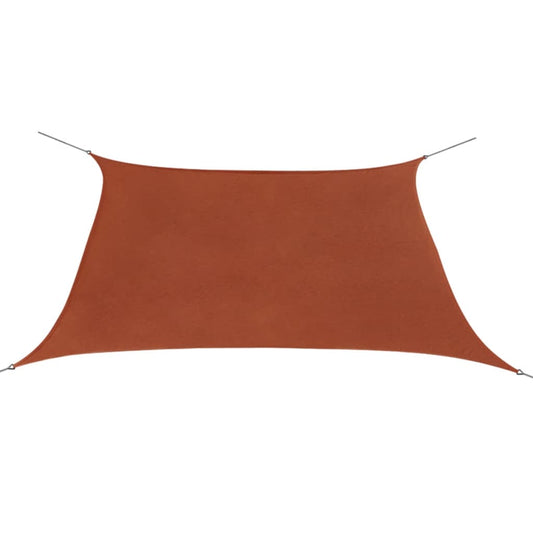 vidaXL Voile de parasol tissu oxford carré 3,6x3,6 m terre cuite