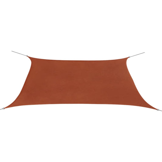 vidaXL Voile de parasol tissu oxford rectangulaire 2x4 m terre cuite