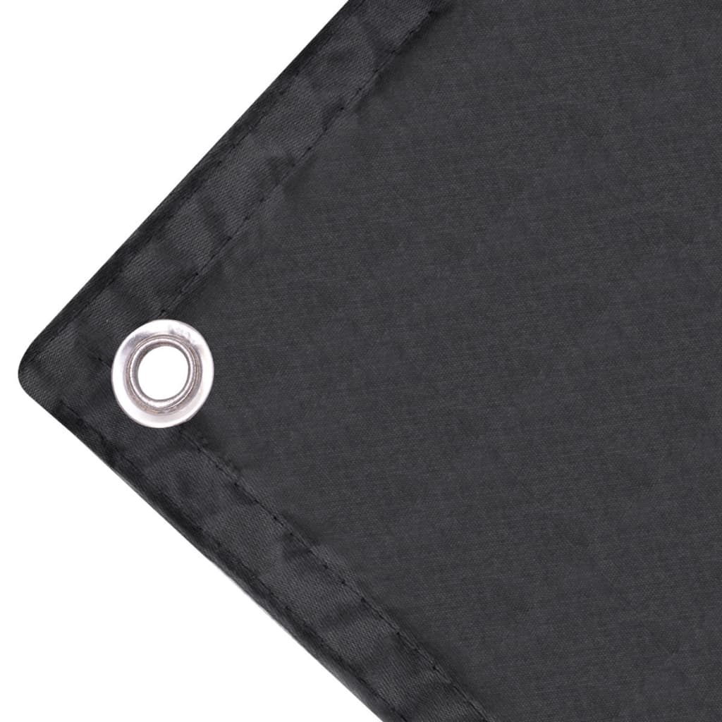 vidaXL Écran de balcon en tissu Oxford anthracite de 75x600 cm