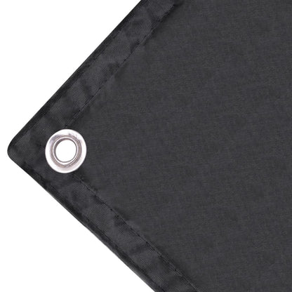 vidaXL Écran de balcon en tissu Oxford anthracite de 75x600 cm