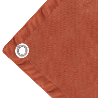 vidaXL Écran de balcon en tissu Oxford 90x400 cm Ocre marron