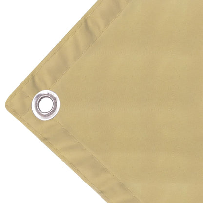 vidaXL Écran de balcon en tissu Oxford 75x600 cm Beige