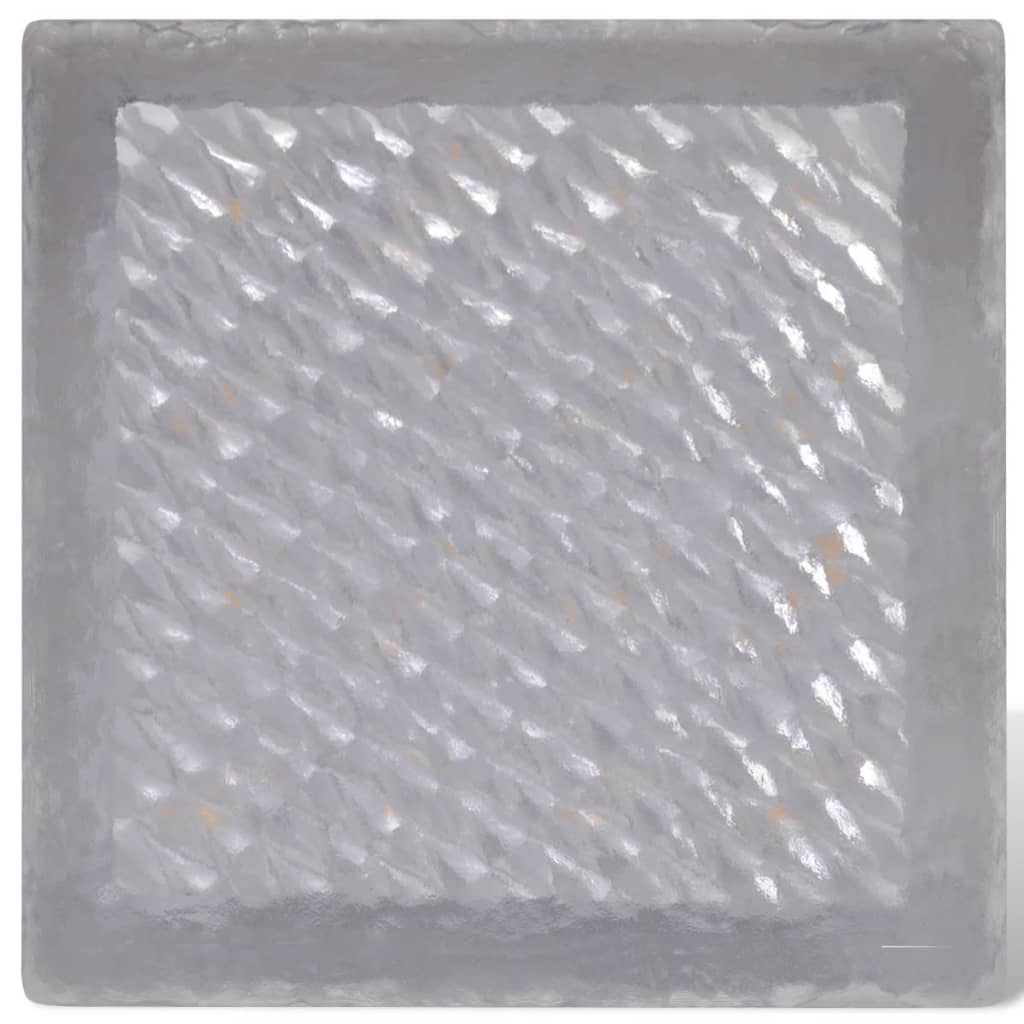vidaXL 6 lampes LED d'éclairage incorporées au sol 100x100x68 mm