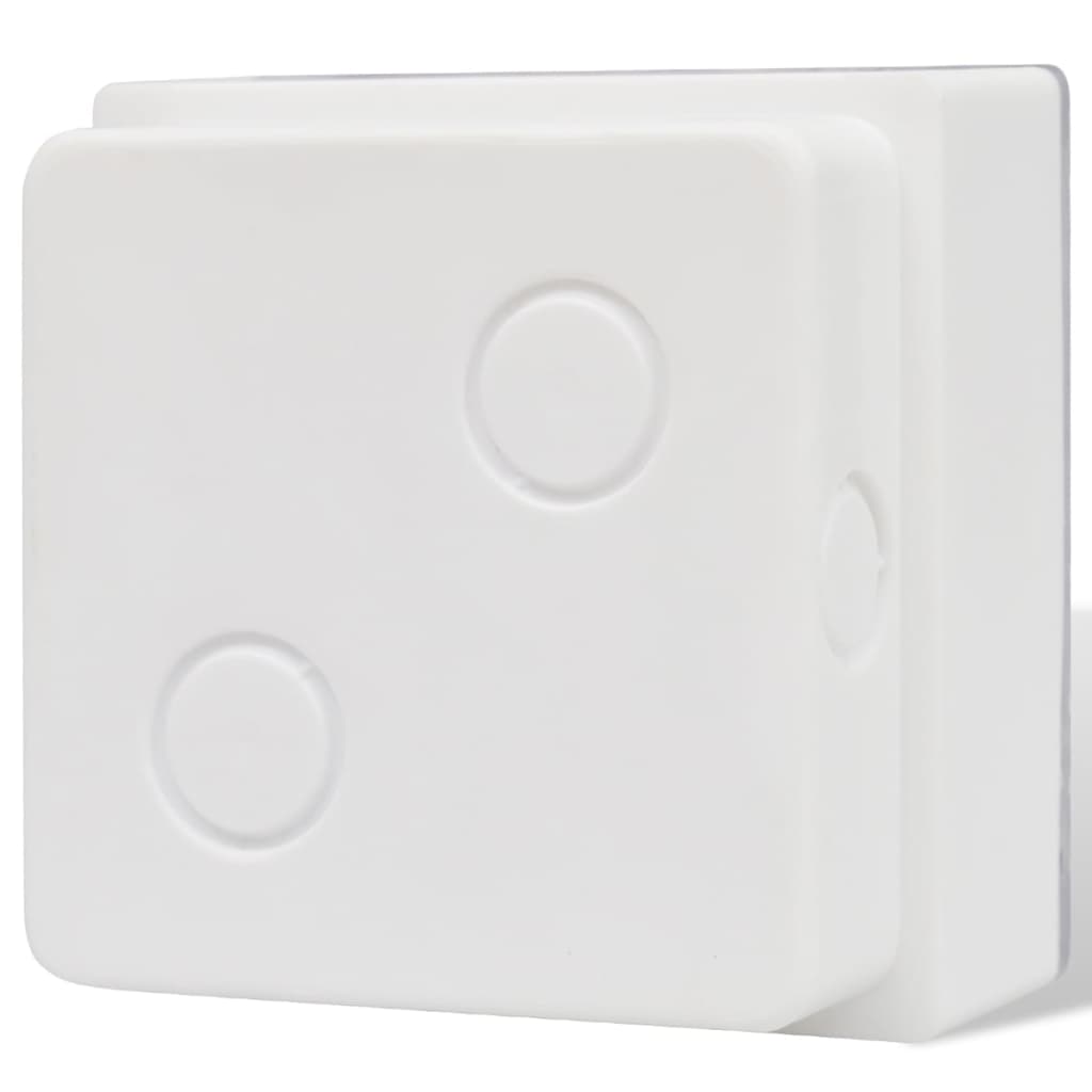 vidaXL 6 lampes LED d'éclairage incorporées au sol 100x100x68 mm