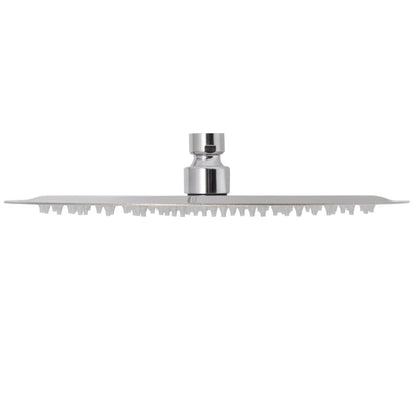 vidaXL Tête de douche plongeante ronde en acier inoxydable 25 cm