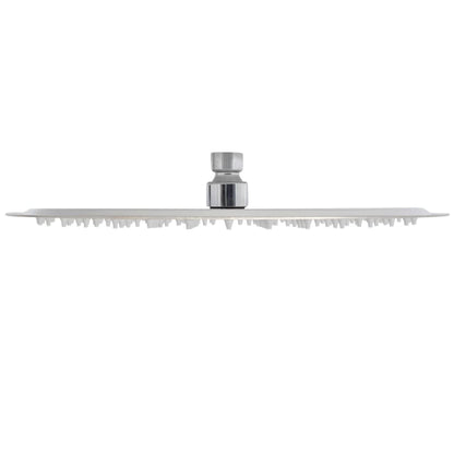 vidaXL Tête de douche plongeante ronde en acier inoxydable 30 cm