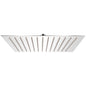 vidaXL Tête de douche plongeante carrée en acier inoxydable 30x30 cm