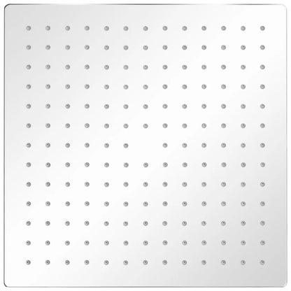 vidaXL Tête de douche plongeante carrée en acier inoxydable 30x30 cm