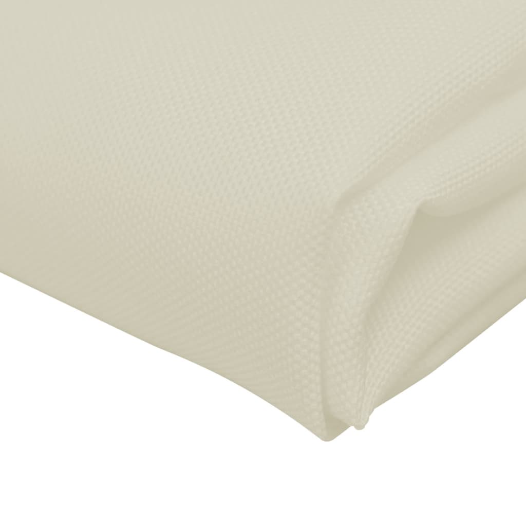 vidaXL Serviettes de table 10 pcs Crème 50x50 cm