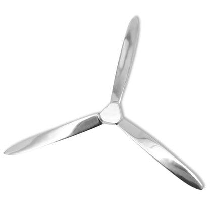 vidaXL Hélice murale Aluminium Argenté 70 cm