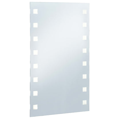 vidaXL Miroir mural à LED pour salle de bains 60x100 cm