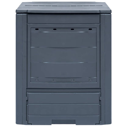 vidaXL Bac à compost de jardin Gris 60x60x73 cm 260 L