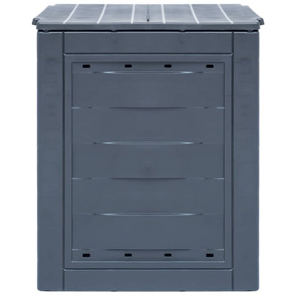 vidaXL Bac à compost de jardin Gris 60x60x73 cm 260 L