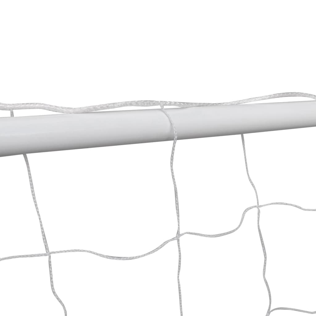 vidaXL Filets de but de football Acier 2 pcs 240x90x150 cm