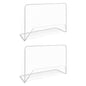 vidaXL Buts de football 2 pcs avec filets 182x61x122 cm Acier Blanc