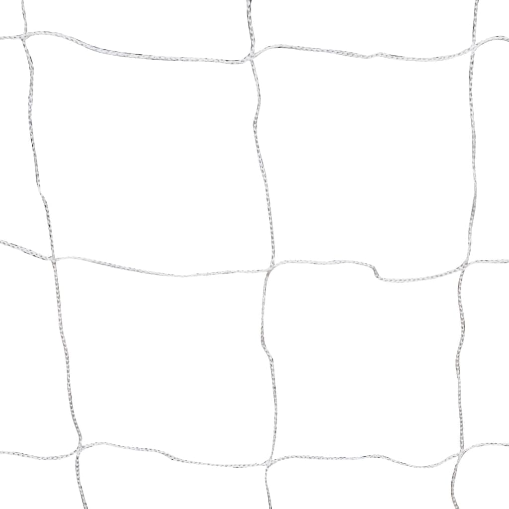 vidaXL Buts de football 2 pcs avec filets 182x61x122 cm Acier Blanc