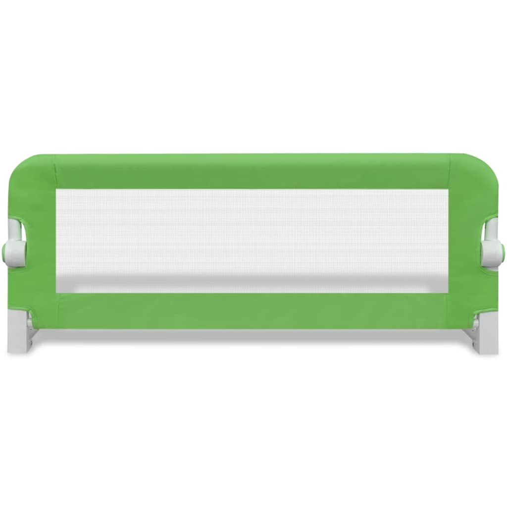 vidaXL Barrière de lit de sécurité pour tout-petits 2pcs Vert 102x42cm
