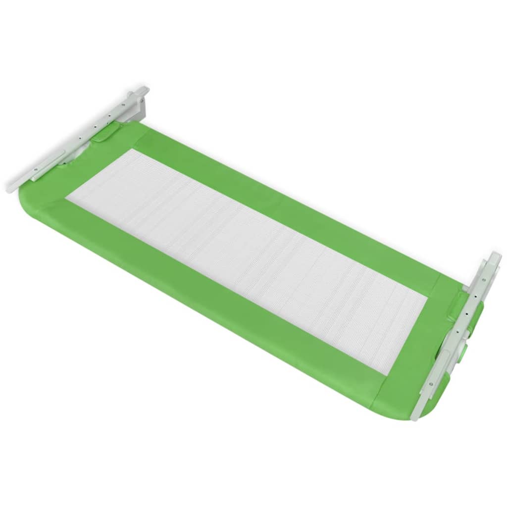 vidaXL Barrière de lit de sécurité pour tout-petits 2pcs Vert 102x42cm