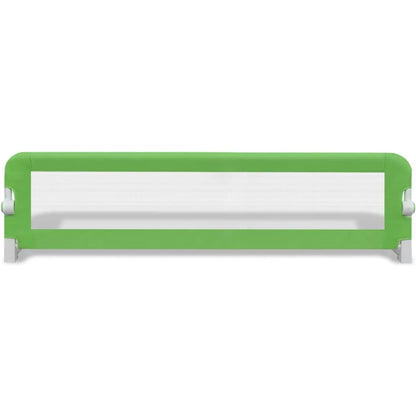 vidaXL Barrière de lit de sécurité pour tout-petits 2pcs Vert 150x42cm