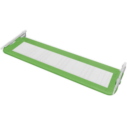 vidaXL Barrière de lit de sécurité pour tout-petits 2pcs Vert 150x42cm