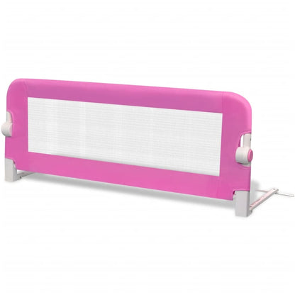 vidaXL Barrière de lit de sécurité pour tout-petits 2pcs Rose 102x42cm