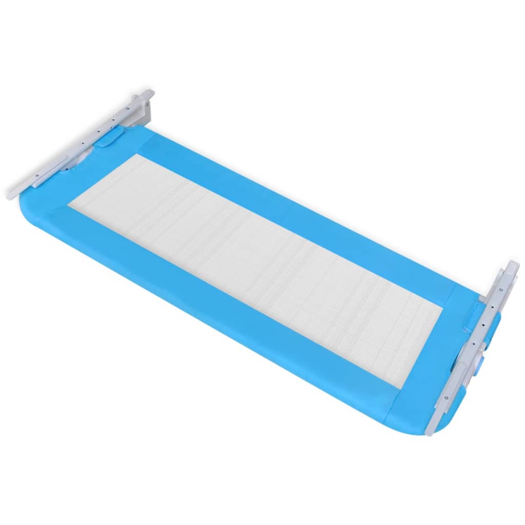 vidaXL Barrière de lit de sécurité pour tout-petits 2pcs Bleu 102x42cm