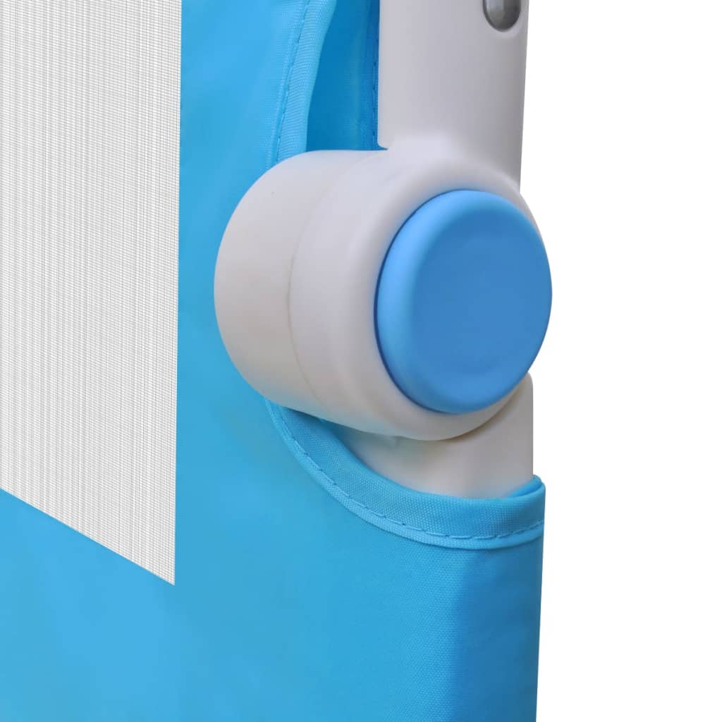 vidaXL Barrière de lit de sécurité pour tout-petits 2pcs Bleu 102x42cm