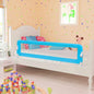 vidaXL Barrière de lit de sécurité pour tout-petits 2pcs Bleu 150x42cm