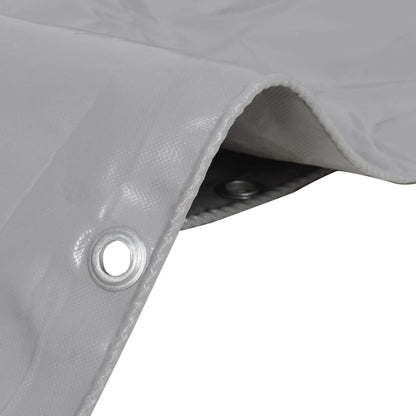 vidaXL Bâche 650 g / m² 1,5 x 6 m Gris