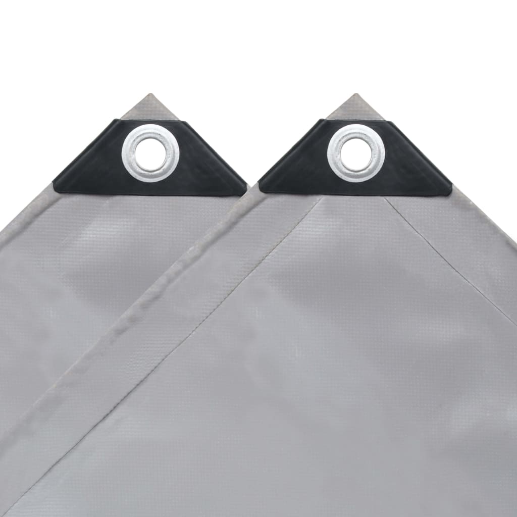 vidaXL Bâche 650 g / m² 2,5 x 3,5 m Gris
