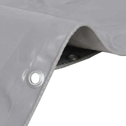 vidaXL Bâche 650 g / m² 6 x 8 m Gris