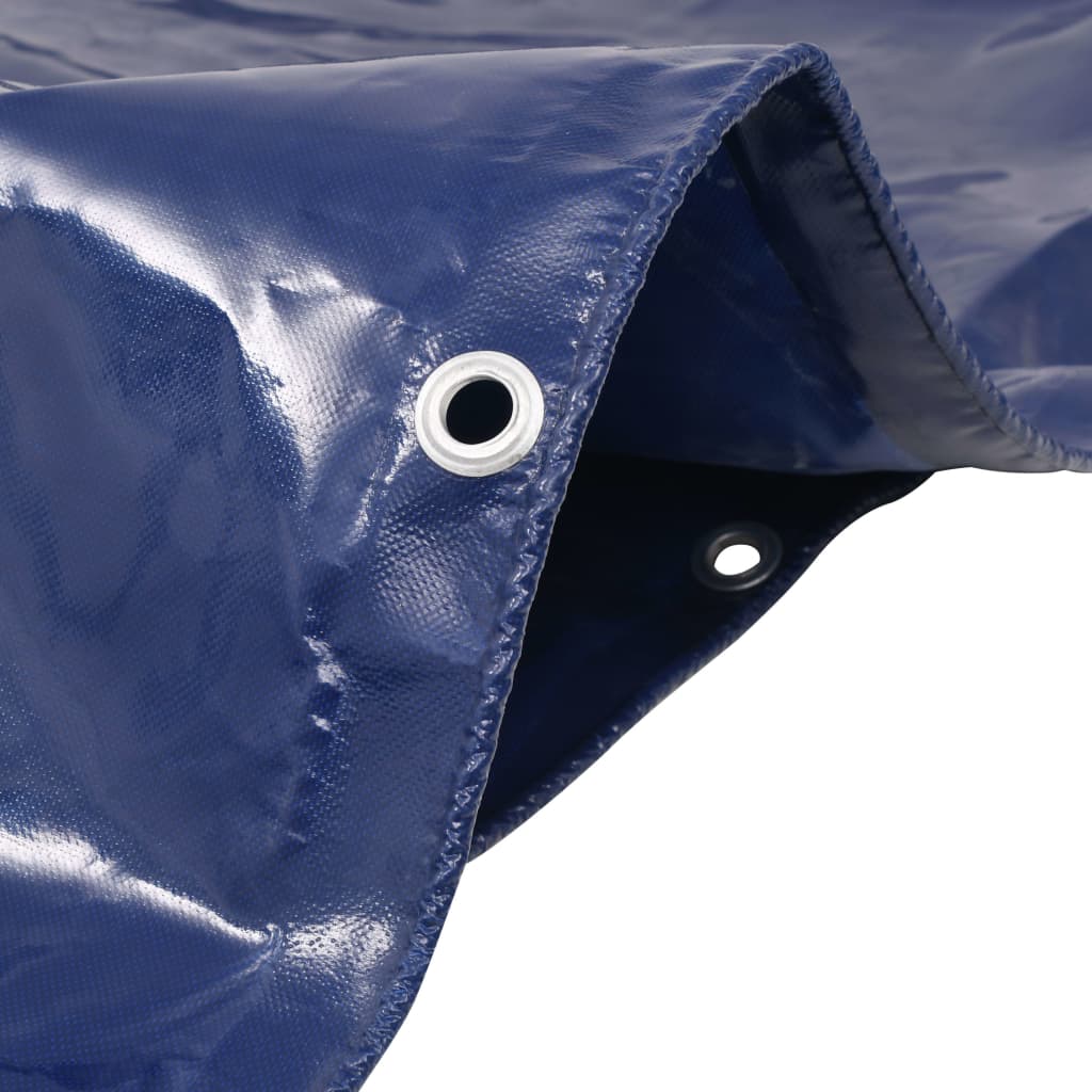 vidaXL Bâche 650 g / m² 5 x 6 m Bleu