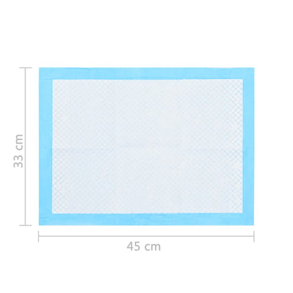 vidaXL Tapis d’hygiène pour chiens 200 pcs 45 x 33 cm Tissu non tissé