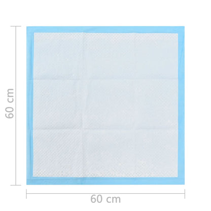 vidaXL Tapis d’hygiène pour chiens 200 pcs 60 x 60 cm Tissu non tissé
