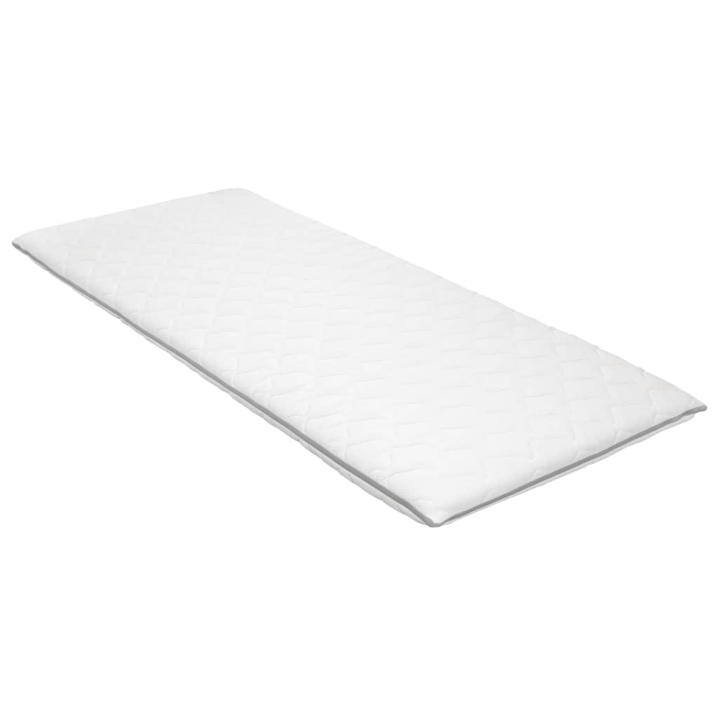 vidaXL Sur-matelas 80 x 200 cm Mousse à mémoire de forme Visco 6 cm