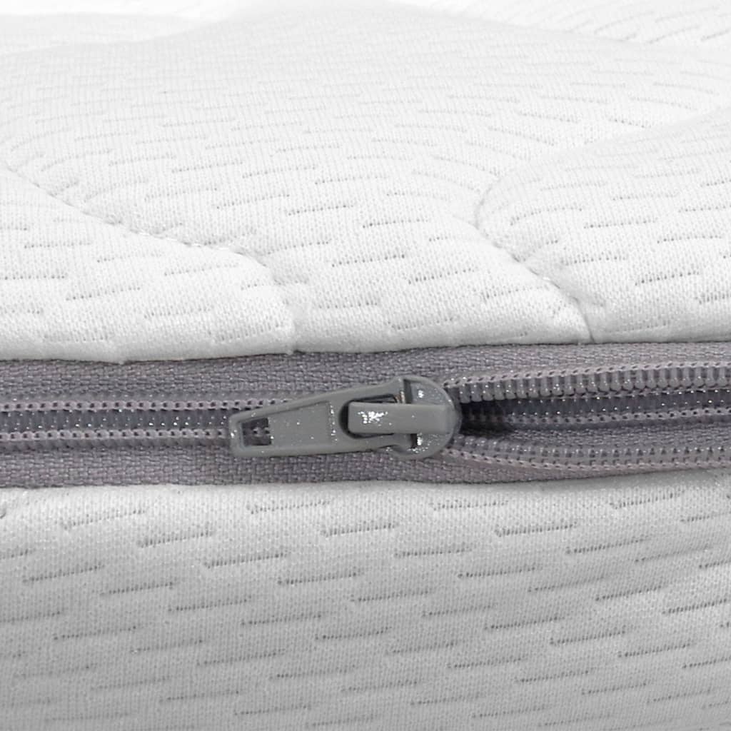 vidaXL Sur-matelas 80 x 200 cm Mousse à mémoire de forme Visco 6 cm